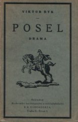 kniha Posel drama o třech dějstvích, Rosendorf 1922