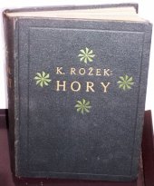 kniha Hory román, Alois Neubert 1920