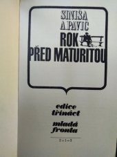 kniha Rok před maturitou, Mladá fronta 1972