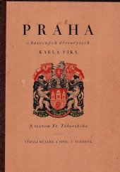 kniha Praha v barevných dřevorytech Karla Vika, Müller a spol. 1928