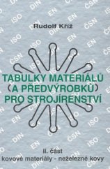 kniha Tabulky materiálů a předvýrobků pro strojírenství. II. část, - Kovové materiály - neželezné kovy, Montanex 2000