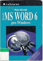 kniha MS Word 6 pro Windows [snadno a rychle], Grada 1994