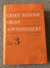 kniha Český slovník věcný a synonymický. 3. [díl], SPN 1977