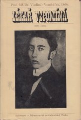 kniha Lékař vzpomíná (1895-1920), Avicenum 1973