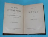 kniha Básně, Alois Wiesner 1899