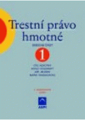 kniha Trestní právo hmotné 1., ASPI  2003