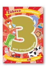 kniha Zábava so samolepkami pre trojročných, Svojtka 2021