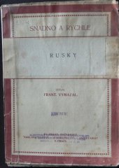 kniha Rusky snadno a rychle, František Bačkovský 1919