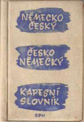 kniha Německo-český a česko-německý kapesní slovník, SPN 1959