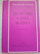 kniha Žiji ve víře v Syna Božího, Ústřední církevní nakladatelství 1986