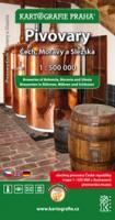 kniha Pivovary Čech, Moravy a Slezska, 1 : 500 000, Kartografie 2013