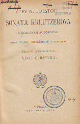 kniha Sonata Kreutzerova S doslovem autorovým : Nové, přehlédnuté a dopln. vyd., J. Otto 1927