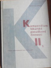 kniha Kompendium lékařské posudkové činnosti. 2. díl - speciální., SZdN 1963