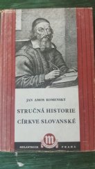 kniha Stručná historie církve slovanské, Melantrich 1941