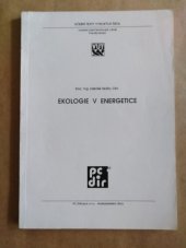 kniha Ekologie v energetice, PC-DIR 1994