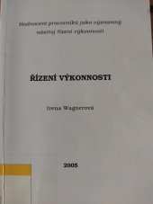 kniha Řízení výkonnosti, Marek Konečný 2005