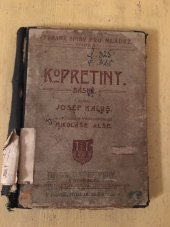 kniha Kopretiny básně, Frant. Hrnčíř 1904