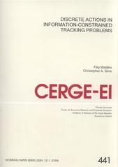 kniha Discrete actions in information-constrained tracking problems, CERGE-EI 2011