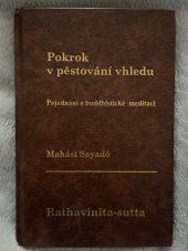 kniha Pokrok v pěstování vzhledu Pojednání o buddhistické meditaci, Alternativa 1997