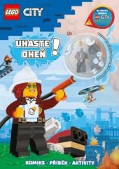 kniha LEGO city Uhaste oheň! - komiks, příběh, aktivity, CPress 2021