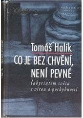 kniha Co je bez chvění, není pevné labyrintem světa s vírou a pochybností, Nakladatelství Lidové noviny 2002