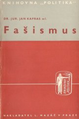 kniha Fašismus, L. Mazáč 1936