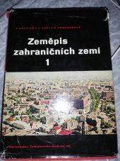 kniha Zeměpis zahraničních zemí I, Československá akademie věd 1964