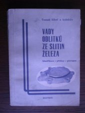 kniha Vady odlitků ze slitin železa klasifikace, příčiny a prevence, Matecs 1992