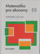 kniha Matematika pro ekonomy 1., Ekopress 1997