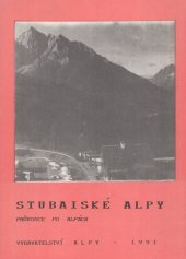 kniha Stubaiské Alpy (Rakousko - Itálie) : průvodce VHT, Alpy 1991