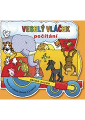 kniha Veselý vláček - počítání dětské puzzle, Rebo 2007