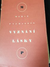 kniha Vyznání lásky, Československý spisovatel 1949
