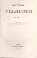 kniha Velbloud (Parasit) : Román, Alois Hynek 1946