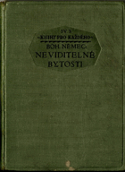 kniha Neviditelné bytosti, Státní nakladatelství 1926