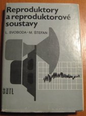 kniha Reproduktory a reproduktorové soustavy, SNTL 1983