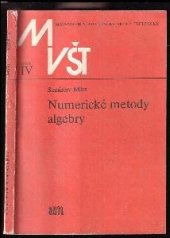 kniha Numerické metody algebry, SNTL 1982