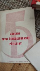 kniha Základy první československé pětiletky, Ministerstvo informací a osvěty 1948