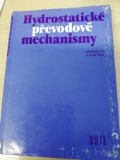 kniha Hydrostatické převodové mechanismy, SNTL 1986