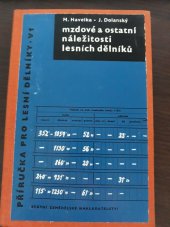 kniha Mzdové a ostatní náležitosti lesních dělníků, SZN 1960