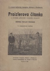 kniha Praizlerova čítanka o účelném pěstování ovocného stromoví, Časopis Rádce 1937