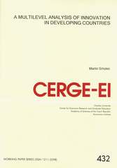 kniha A multilevel analysis of innovation in developing countries, CERGE-EI 2011