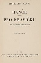 kniha Hanče Pro kravičku : dvě povídky z Chodska, Novina 1934