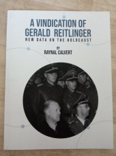 kniha A vindication of Gerald Reitlinger new data on the holocaust , Amazon Publishing 2023