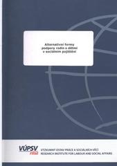 kniha Alternativní formy podpory rodin s dětmi v sociálním pojištění, VÚPSV 2010