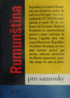 kniha Rumunština pro samouky, SPN 1980
