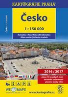 kniha Česko, autoatlas 1 : 150 000, Kartografie 2016