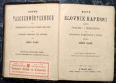 kniha Nový slovník kapesní jazyka českého i německého dle Jungmanna, Šumavského a jiných. Díl česko-německý, A. Haase 1895