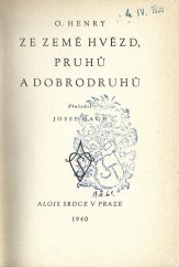 kniha Ze země hvězd, pruhů a dobrodruhů, Alois Srdce 1940