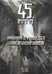 kniha Průniky a paralely současného umění 45. Bezručova Opava : 11.-22. září 2002 : [programový tisk festivalu, Odbor školství a kultury Magistrátu města Opavy 2002