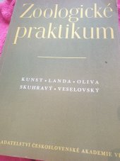 kniha Zoologické praktikum, Československá akademie věd 1954